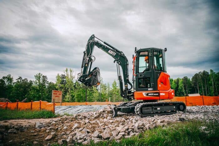 Kioti mini excavator