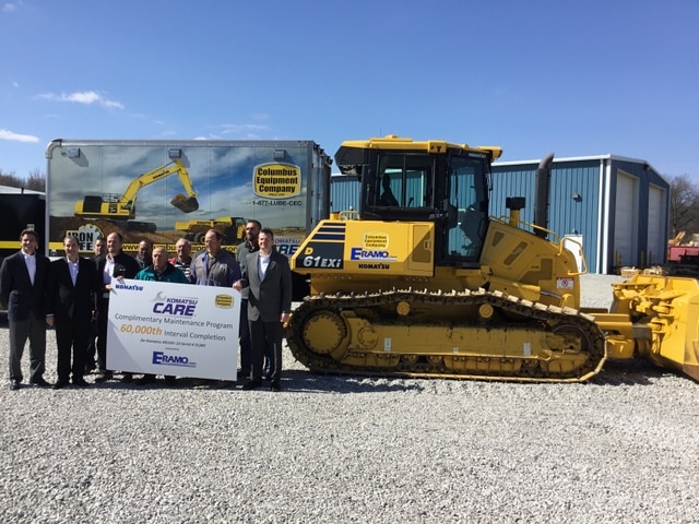 Komatsu CARE Program Celebrates 60,000th Service Interval